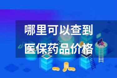哪里可以查到医保药品价格