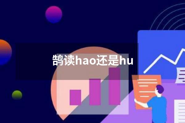 鹄读hao还是hu