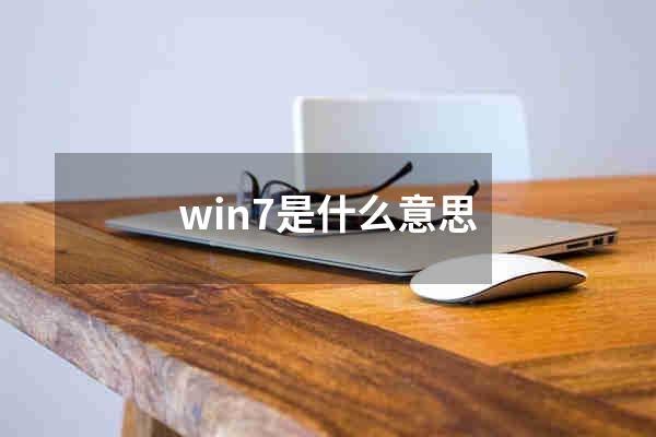 win7是什么意思