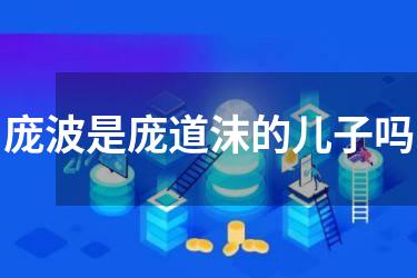 庞波是庞道沫的儿子吗