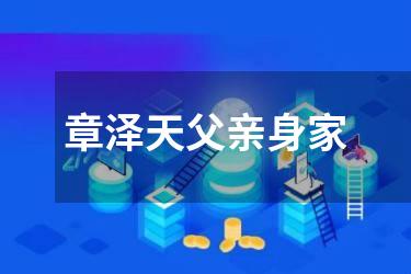 章泽天父亲身家