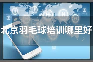 北京羽毛球培训哪里好