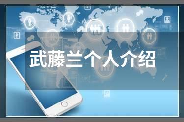 武藤兰个人介绍