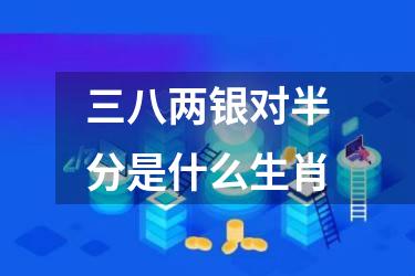 三八两银对半分是什么生肖