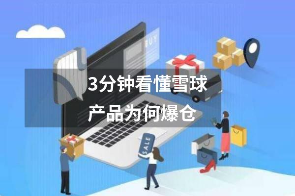 3分钟看懂雪球产品为何爆仓