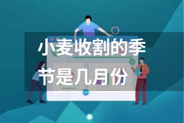 小麦收割的季节是几月份