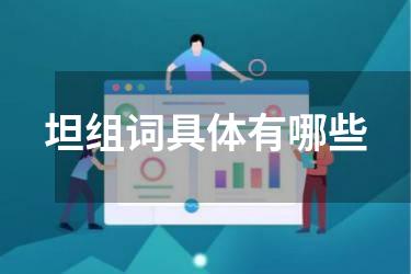 坦组词具体有哪些