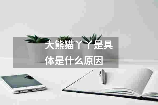 大熊猫丫丫是具体是什么原因
