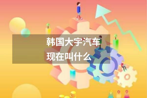 韩国大宇汽车现在叫什么