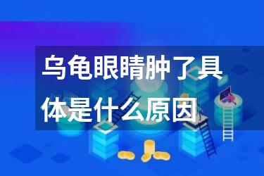 乌龟眼睛肿了具体是什么原因