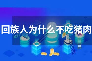 回族人为什么不吃猪肉