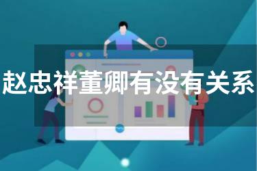 赵忠祥董卿有没有关系