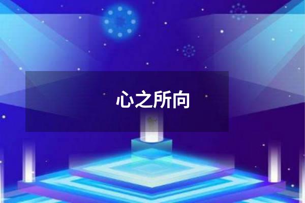 心之所向