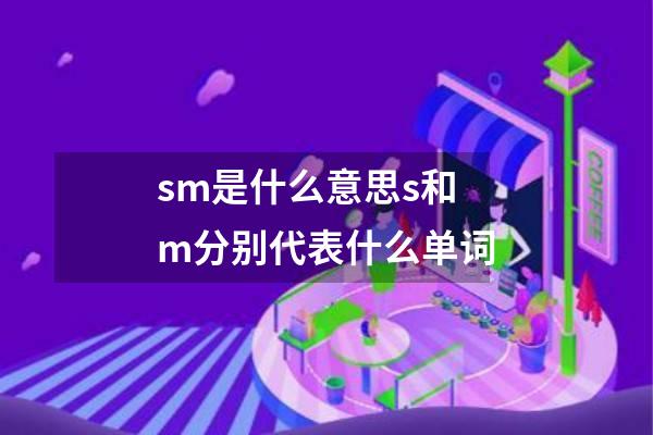sm是什么意思s和m分别代表什么单词