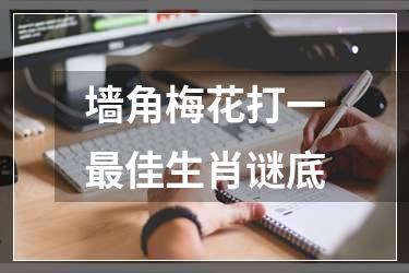 墙角梅花打一最佳生肖谜底