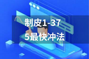 制皮1-375最快冲法