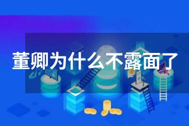 董卿为什么不露面了