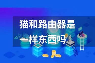 猫和路由器是一样东西吗