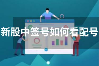 新股中签号如何看配号