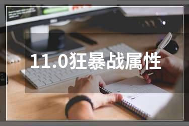 11.0狂暴战属性