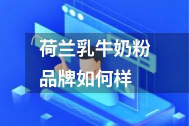 荷兰乳牛奶粉品牌如何样