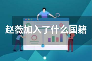 赵薇加入了什么国籍