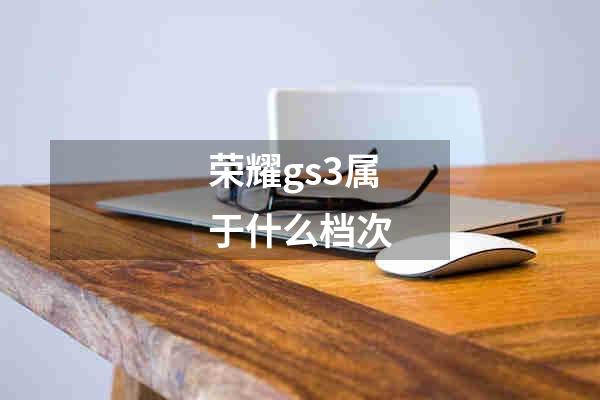 荣耀gs3属于什么档次