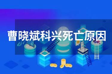 曹晓斌科兴死亡原因