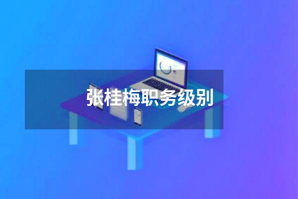 张桂梅职务级别