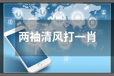 两袖清风打一肖