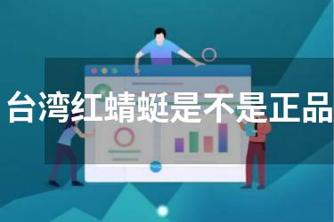 台湾红蜻蜓是不是正品