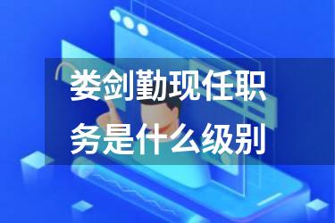 娄剑勤现任职务是什么级别