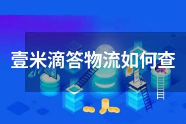 壹米滴答物流如何查