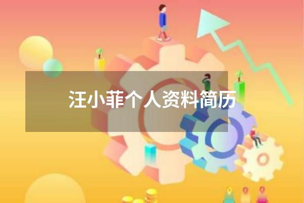 汪小菲个人资料简历