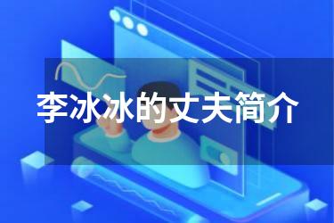 李冰冰的丈夫简介
