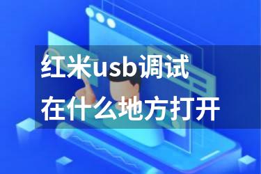 红米usb调试在什么地方打开
