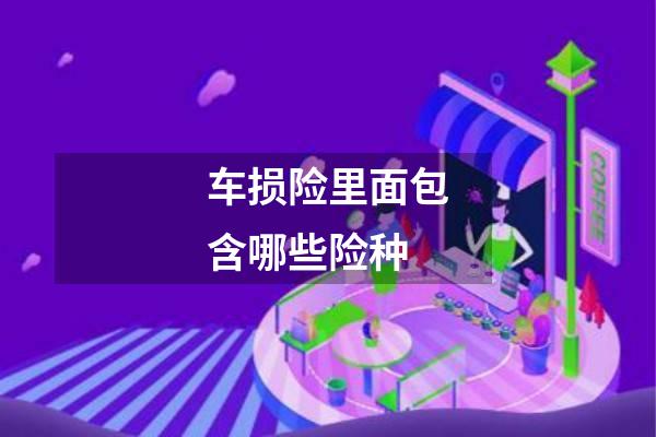 车损险里面包含哪些险种