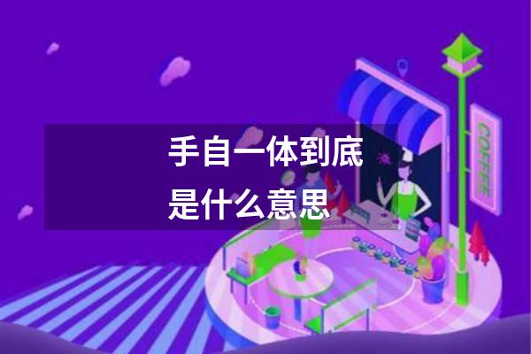 手自一体到底是什么意思
