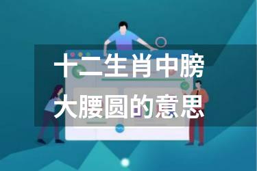 十二生肖中膀大腰圆的意思