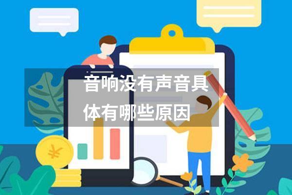 音响没有声音具体有哪些原因
