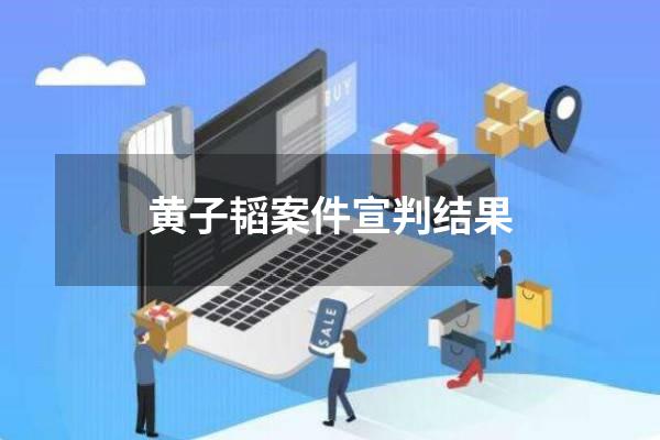 黄子韬案件宣判结果