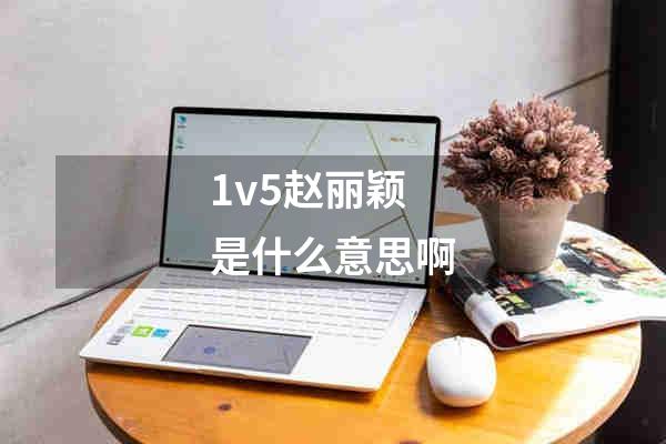 1v5赵丽颖是什么意思啊