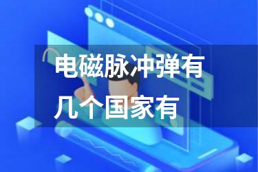 电磁脉冲弹有几个国家有