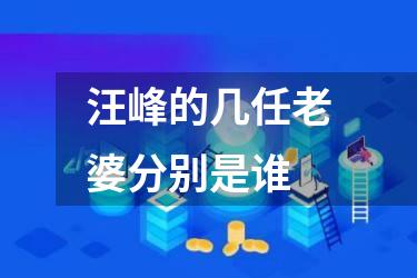 汪峰的几任老婆分别是谁