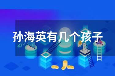 孙海英有几个孩子