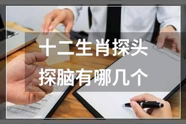 十二生肖探头探脑有哪几个