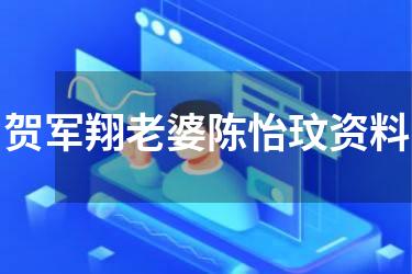贺军翔老婆陈怡玟资料