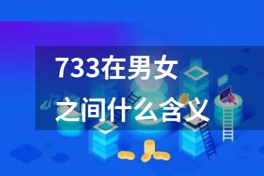 733在男女之间什么含义