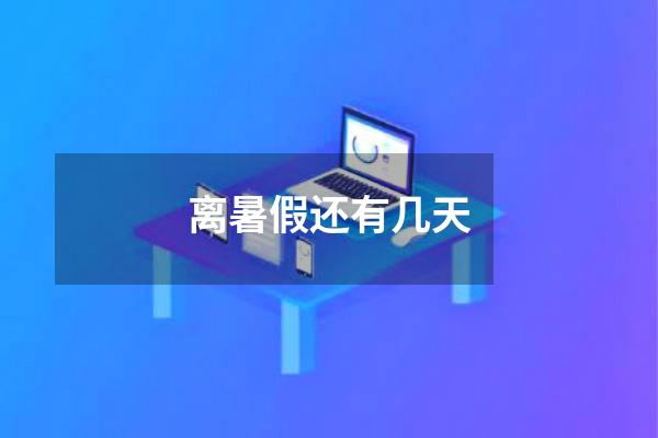 离暑假还有几天