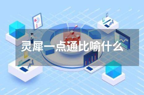 灵犀一点通比喻什么